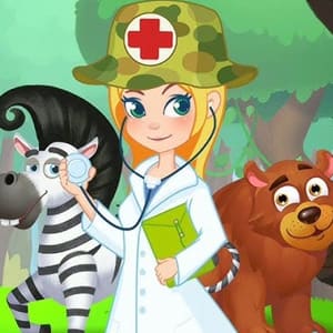 Jungle Doctor Figure Out The Different Stories And Situations Of 12 Animals "Doctor, Are You Ready?"