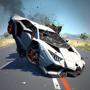 Mega Car Crash Simulator Gameplay (Android)