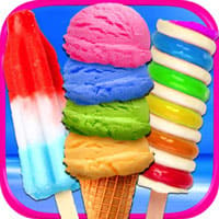 Rainbow Popsicle Ice Cream Maker & Ice Popsicle Maker Kids Game Android Gameplay