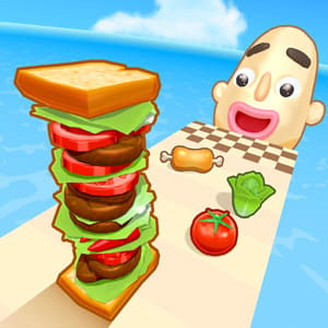 Sandwich Runner - Gameplay Walkthrough - All Levels (IOS, Android)