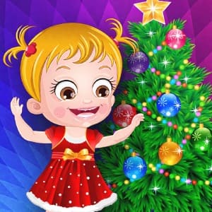 Baby hazel christmas shopping dress up games
