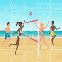 Beach Volley Ball Jigsaw