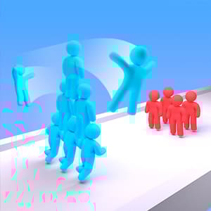 Crowd Stack Race 3D