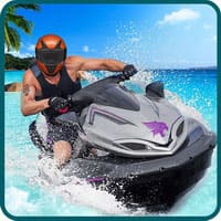 Jetsky Power Boat Stunts Water Racing