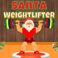 Santa Weightlifter