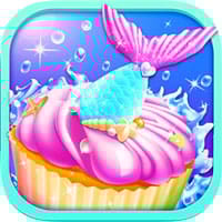 Unicorn Mermaid Cupcake Cooking Design