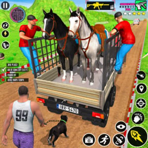 Animal Transport Farm Games 3d