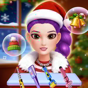 Christmas Hair Stylist