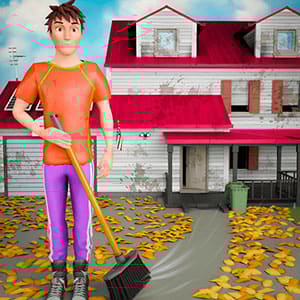 high school cleanup game