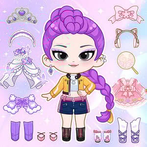 My Unicorn dress up for kids