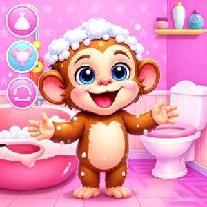 Punch Monkey Care game - Poor