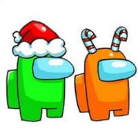 Among Us Christmas Coloring