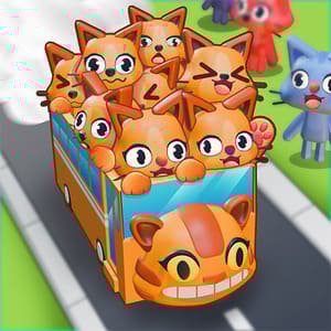 Animal Bus Traffic Jam