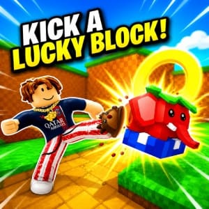 Kick A Lucky Block: Tsunami Football
