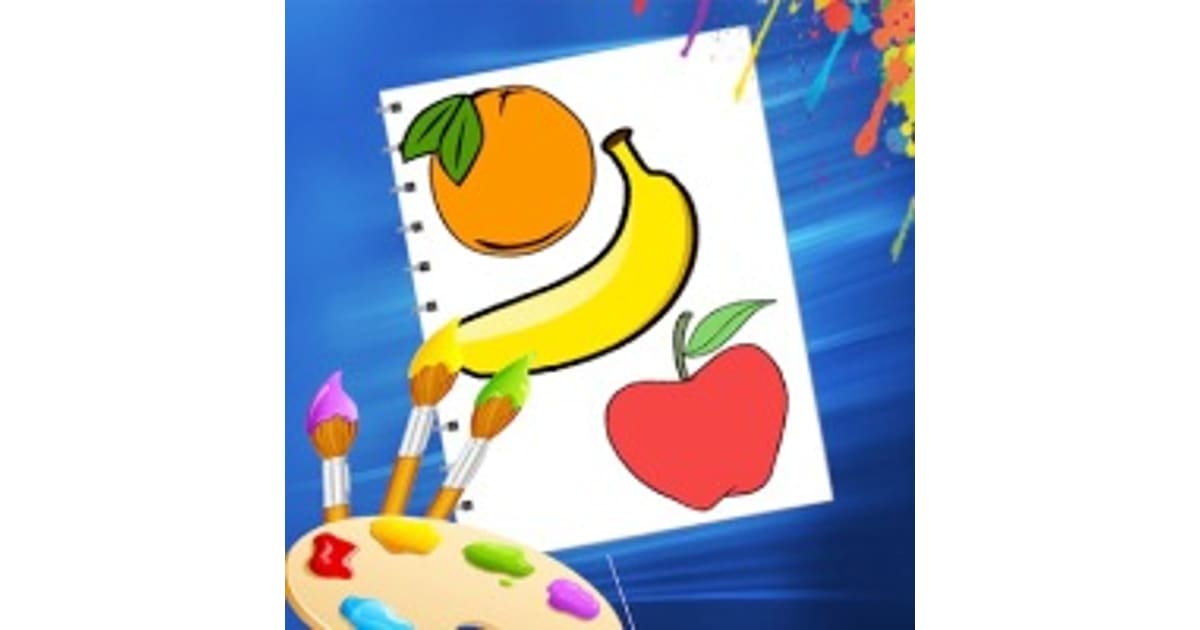 Coloring Book: Fruit - Play Coloring Book: Fruit Online at TopGames.Com