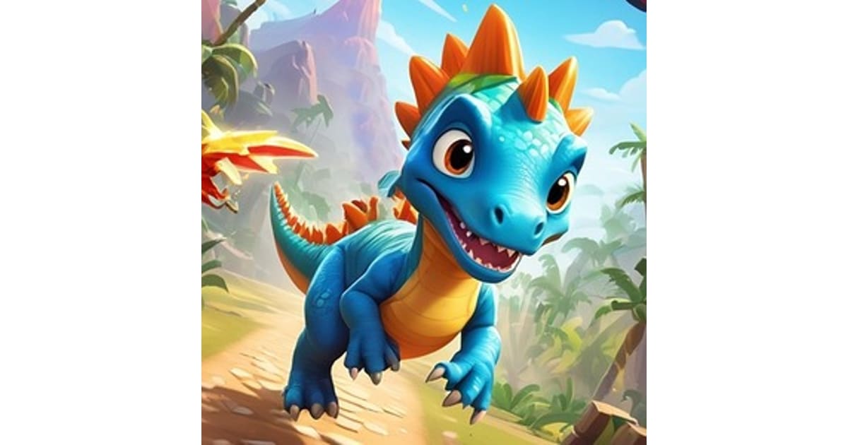 Doodle Dino Run - Play Doodle Dino Run Online at TopGames.Com