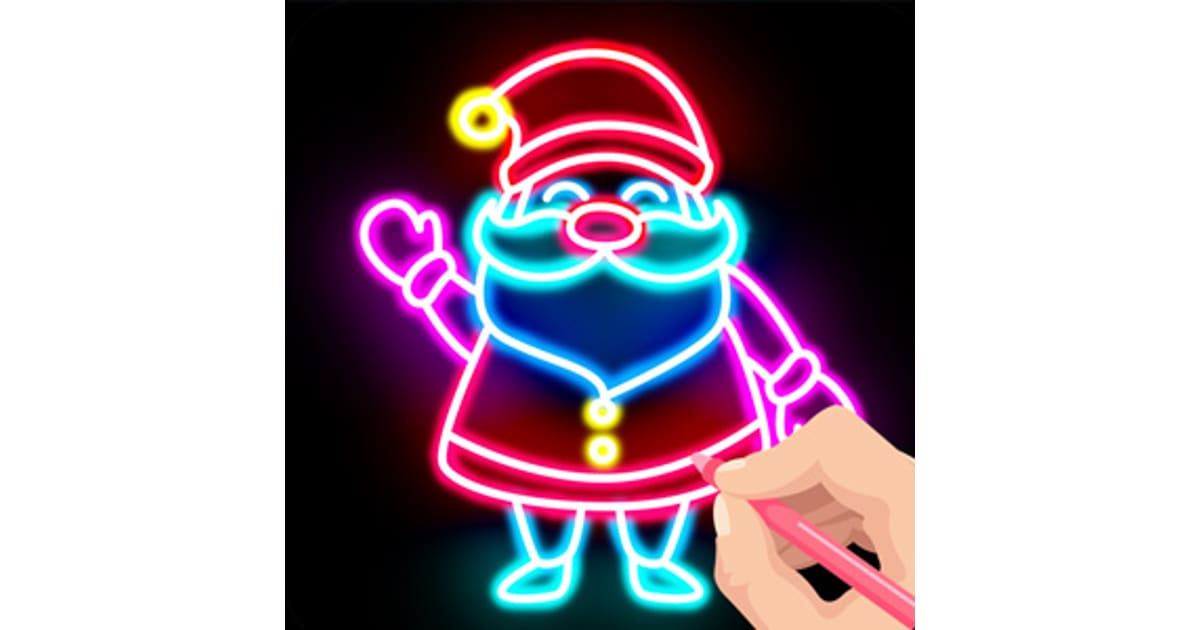 Draw Glow Christmas - Play Draw Glow Christmas Online at TopGames.Com