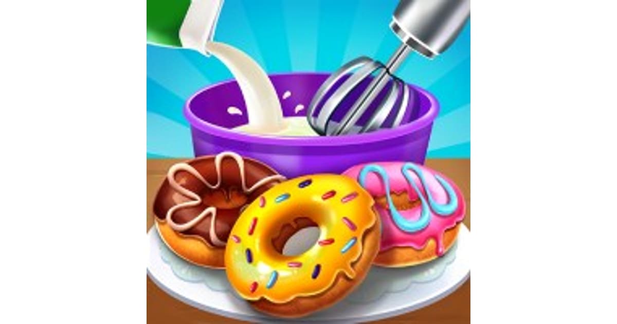 Yummy Rainbow Donuts Cooking - Play Yummy Rainbow Donuts Cooking Online ...