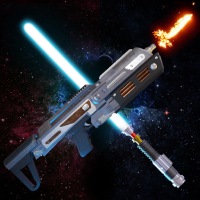  Lightsaber & Sci gun simulator