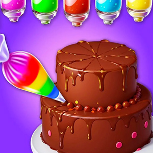 Rainbow Glitter Birthday Cakes