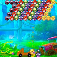 Angry Face Bubble Shooter