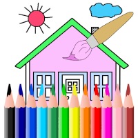 Coloring Book: House