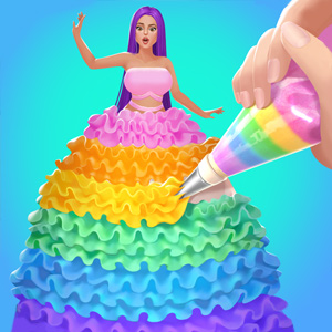Icing On Doll Cake