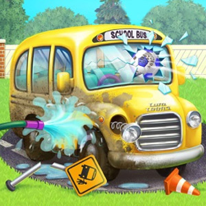 Sweet Baby Girl Cleanup Messy School