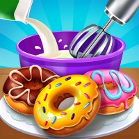 Yummy Rainbow Donuts Cooking